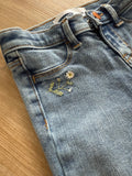 Old Navy Embroidered Flower Ballerina Jeans, 4T
