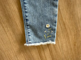 Old Navy Embroidered Flower Ballerina Jeans, 4T