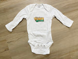 NWOT Montana Mountains Long Sleeve Onesie, 3-6M