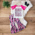 New Boutique 'Howdy' Bell Bottom Set, 2T, 3T, 4T, 5/6, 6/7, 7/8, & 8/9