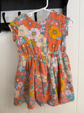 Carters, Peach Flowery Dress, 2T