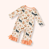 P+L Stable Friends Romper, 0-3M - 18-24M