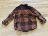 Gymboree Brown Flannel Button Down, 12-18M