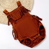 Fluttering Fringe Romper, 3-6M