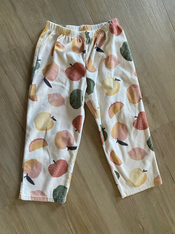 Fleece Fruit Lounge Pants, 4T