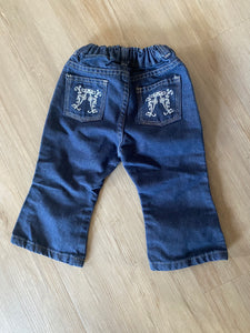 Sparkly Denim Wranglers, 18 Months