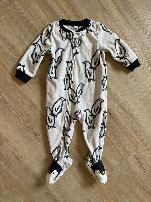 Carter's Fleece Penguin Sleeper, 12M