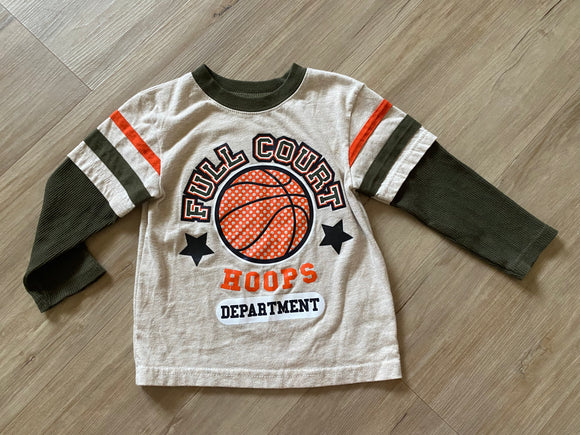 Garanimals Hoops Long Sleeve, 3T