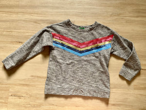 dip Chevron Sequence Pullover, L(12-14)