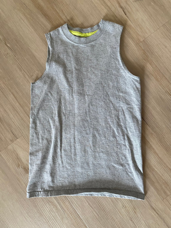 Grey Cotton Tank, S(6/7)