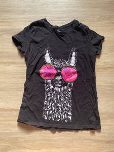 Old Navy Llama T-Shirt, XL(14-16)