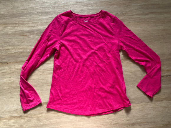 Wonder Nation Pink Long Sleeve T-Shirt, XL (14-16)