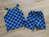 Wonder Nation Checkered Pajamas, 3T