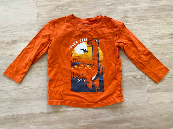 Stand Tall Dino Long Sleeve, 2T