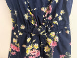 Gap Kids Navy, Floral Romper, 6-7