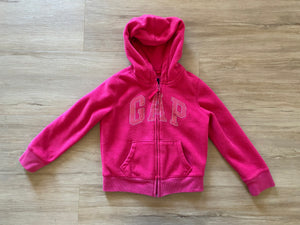 Pink Fleece GAP Sweatshirt, S(6-7)