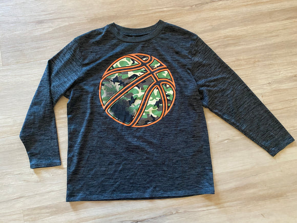 Camo Basketball Long Sleeve, L (14/16)