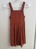 Beautees Faux Suede Redish/Brown Skirtalls, 7