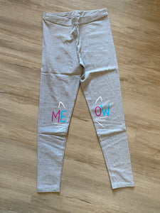 NWOT 'Meow' Leggings, S(6-7), M(8), L(10), XL(12)