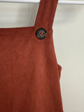 Beautees Faux Suede Redish/Brown Skirtalls, 7