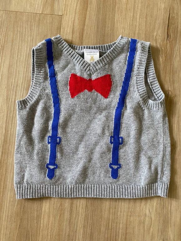 Cuddle Bear Bow Tie Sweater Vest, 9M