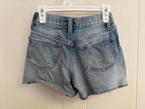 Old Navy Flower High Rise Jean Shorts, 8