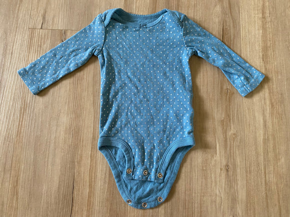 Carter's Glitter Dots Long Sleeve Onesie, 3-6M