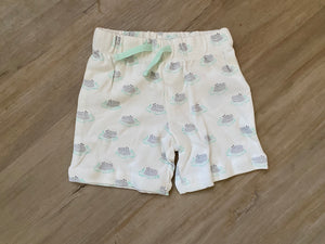 NWOT Hippo Shorts, 12M