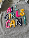 Cat & Jack 'All Girls Can!' Long Sleeve, 18M