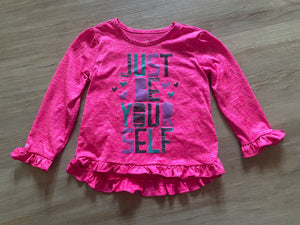 Energy Zone 'Just Be Yourself' Athletic Long Sleeve, 3T