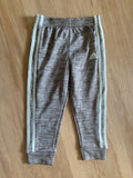 Adidas Blue Striped Grey Sweatpants, 3T