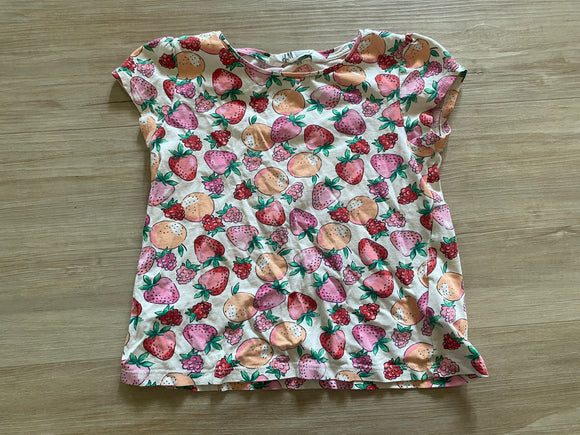 H&M Strawberry Top, 5T/6