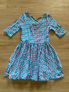 NWT DotDot Smile Blue Bubblegum Ballerina Dress, 5/6