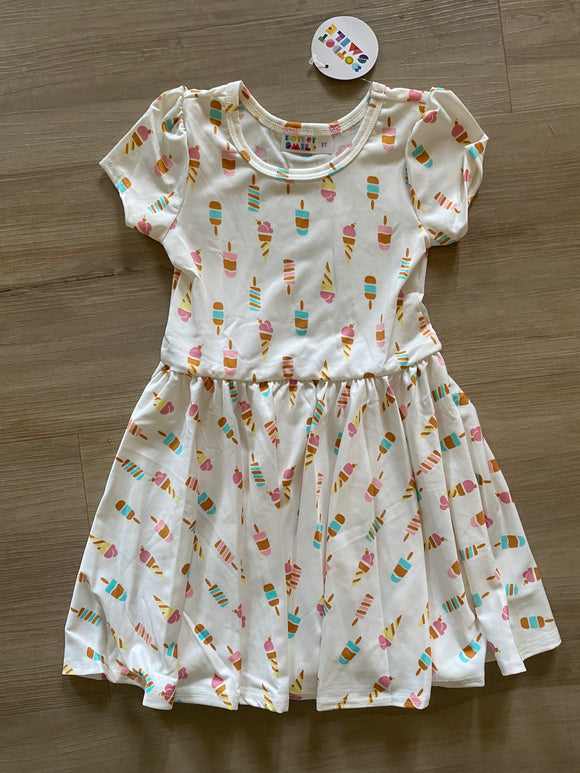 NWT DotDot Smile Popsicle Cap Dress, 2T