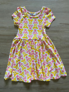 NWT DotDot Smile Hippie Flowers Cap Dress, 3/4 & 5/6