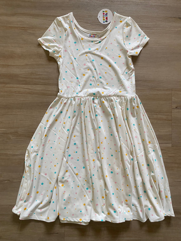 NWT DotDot Smile Colorful Dots Cap Dress, 8/10