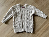 Ruffle Butts Knitted Sweater Cardigan, 2T/3T