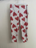 Carter's Heart Print Ruffle Butt Leggings, 24M