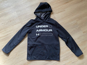 Under Armour Black/White Sweatshirt, YLG (14/16)