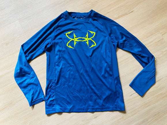 UA Blue Long Sleeve, YLG (14/16)