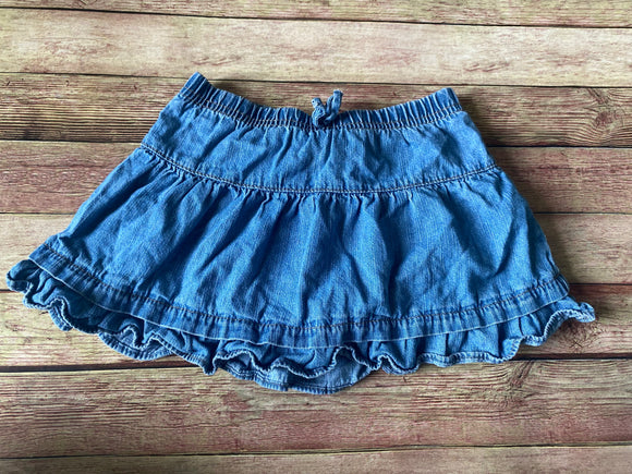 Denim Skort, 4T