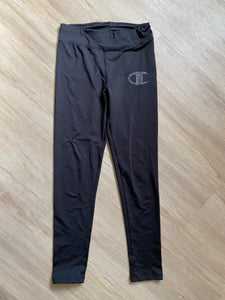 Champion Black Athletic Leggings, 10/12