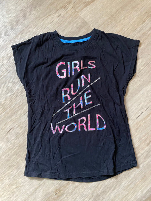 Xersion 'Girls Run The World' Tee, L (14)