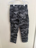 Old Navy Grey Camo Slim Taper Pants, S(6-7)