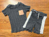 Little Lad Rib Knit Pocket Tee Set, 12M