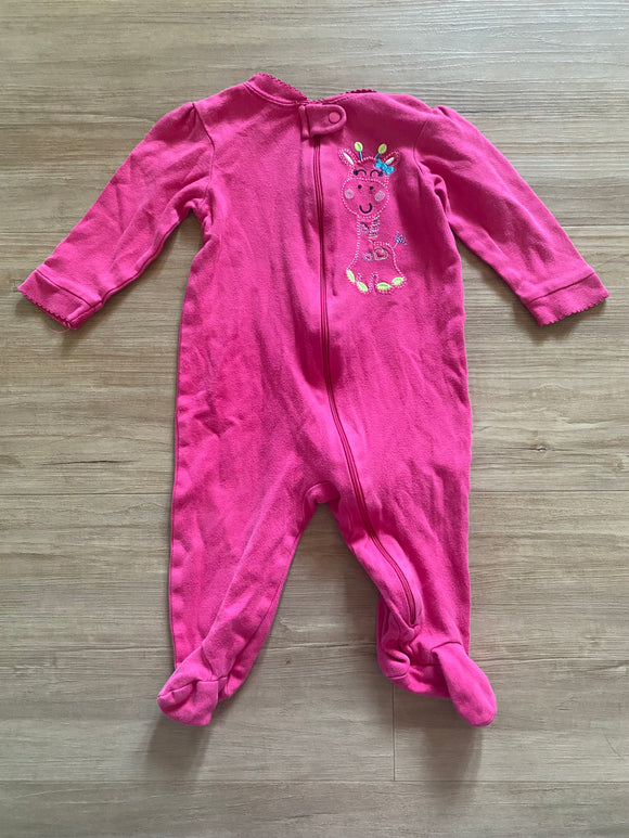 Garanimals Pink Giraffe Sleeper, 6-9M