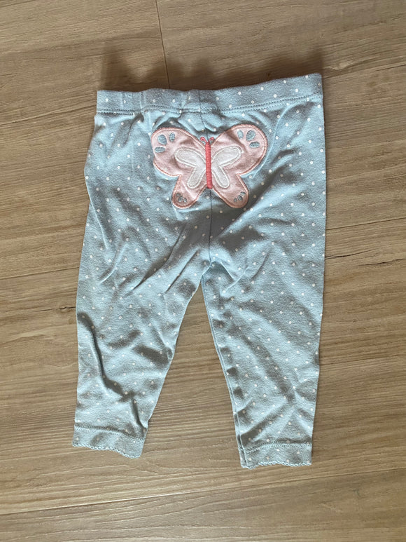 Carter's Butterfly Leggings, 9M