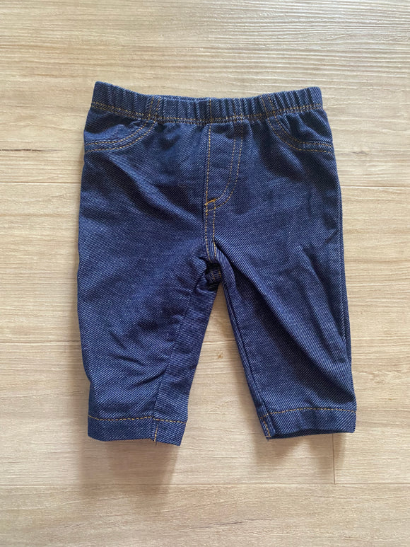 Carter's Denim Colored Leggings, 3M