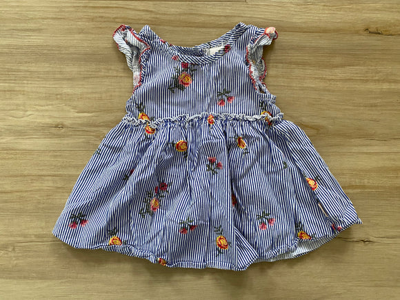 Striped, Floral Tunic, 2T