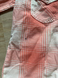 Wrangler Pink Plaid Button Down, XXS (2-3T)